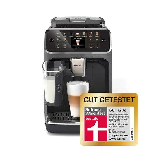 EP5447/90 Serie 5400 LatteGo 11 Kaffeespezialitäten Kaffeevollautomat Schwarz/Chrom